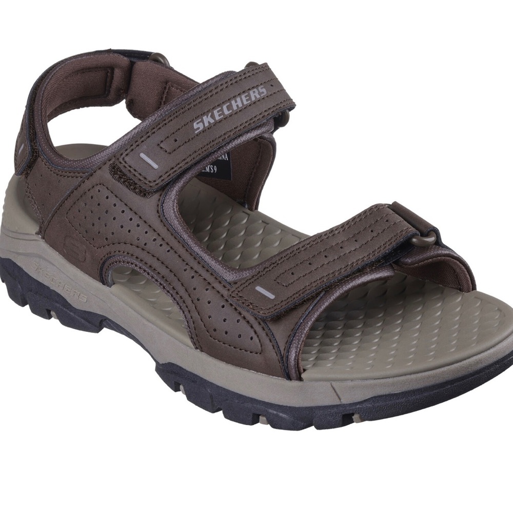 Men’s Skechers Tresman-Garo Sandal Size 11 Chocolate